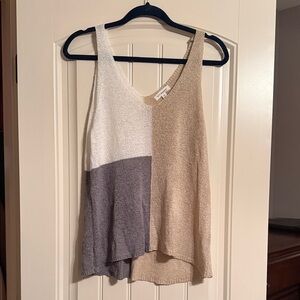 Blu Pepper Tri-Tone Tank Top